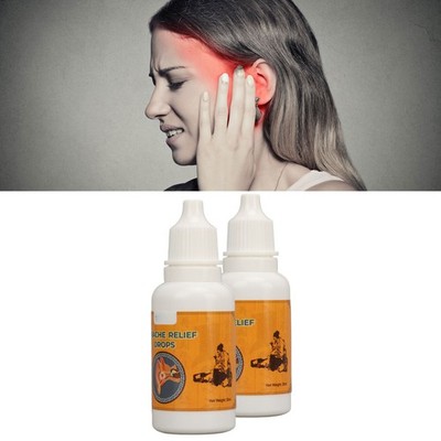 2x Earache Relief Drops Soothe Ear Discomfort Effective Tinnitus Relief Improve