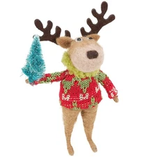 Primitives by Kathy Winter Deer Felt Critter 457457