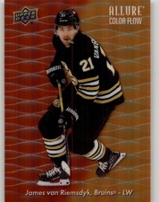 2023-24 Upper Deck Allure James van Riemsdyk Color Flow Red-Orange #CF-12 Bruins