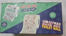 2 Rolls Fizz Creations Ho Ho Ho I Gotta Go & Cracker Jokes Toilet Paper Rolls 