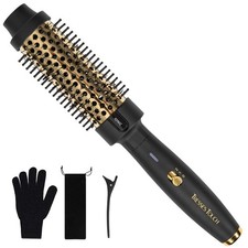 Thermal Brush 1.5", Hair Curling Brush, 30s Fast Heated Round Brushes for Blo...