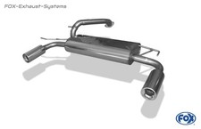 Duplex Sportauspuff Mazda 5 Typ CR 1x90mm rund eingerollt gerade