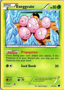 Pokemon TCG Exeggcute B&W Plasma Freeze 4/116 Regular Uncommon Card NM