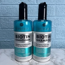 Biotin Shampoo And Conditioner Set - Sulfate And Paraben Free Treatmen