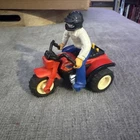 Vintage 1982 Tonka Clutch Poppers Honda ATC 200 W/Rider