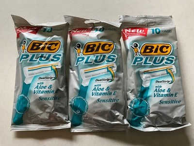 BIC PLUS SENSITIVE Disposable Razor - 3x10 Count vintage 1998 sealed new