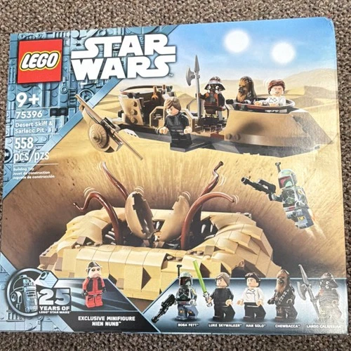 LEGO Star Wars Desert Skiff & Sarlacc Pit 75396 Set, Exclusive Minifigure