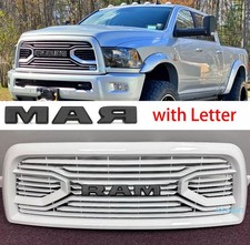 White Grille For Dodge Ram 2500 3500 Grill 2010-2018 Big Horn Grille Wletter White Grille For Dodge Ram 2500 3500 Grill 2010-2018 Big Horn Grille Wletter