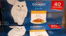 Gourmet Perle Chef's Collection Wet Cat Food, Gravy, 40x85g
