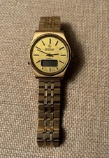 Mens Armitron Gold Tone Quartz Watch 20 3054