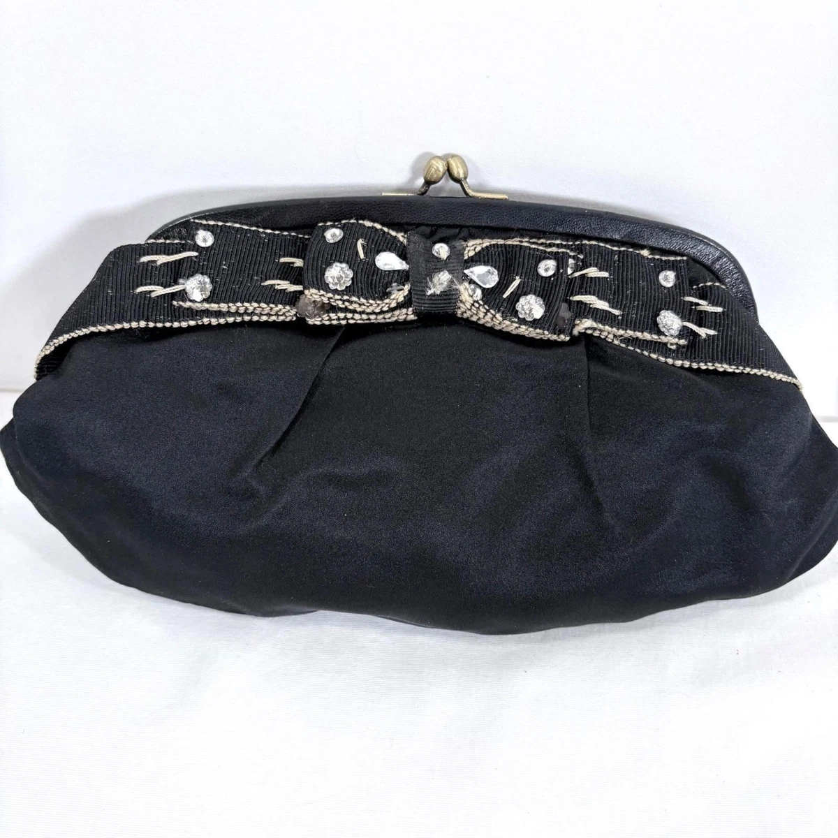 ☆最終SALE☆ MOSCHINO ブラックベルベットバッグ Moschino Velvet Exterior Bags & Handbags for Women for sale | eBay