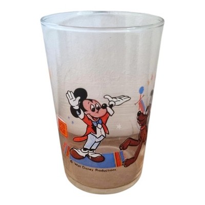 Walt Disney Vintage Mickey Mouse Glas 90er Retro Sammler Trinkglas Cartoon