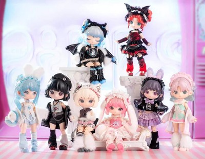 6Pcs Simontoys Liroro Binary Sweetheart Bjd Dolls Dressable Action Figure Gift