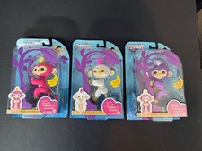 WowWee Fingerlings - Interactive Baby Pet Glitter Monkey Lot  