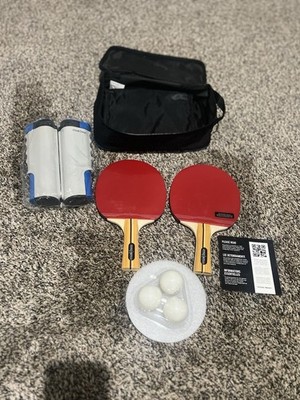 PRO SPIN Ping Pong Paddles - High-Performance Set with Premium Table Tennis Rack