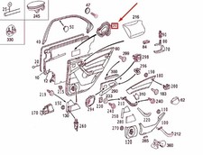 MERCEDES-BENZ S W220 Türdichtung hinten links A2207370198 NEU ORIGINAL MERCEDES-BENZ S W220 Türdichtung hinten links A2207370198 NEU ORIGINAL