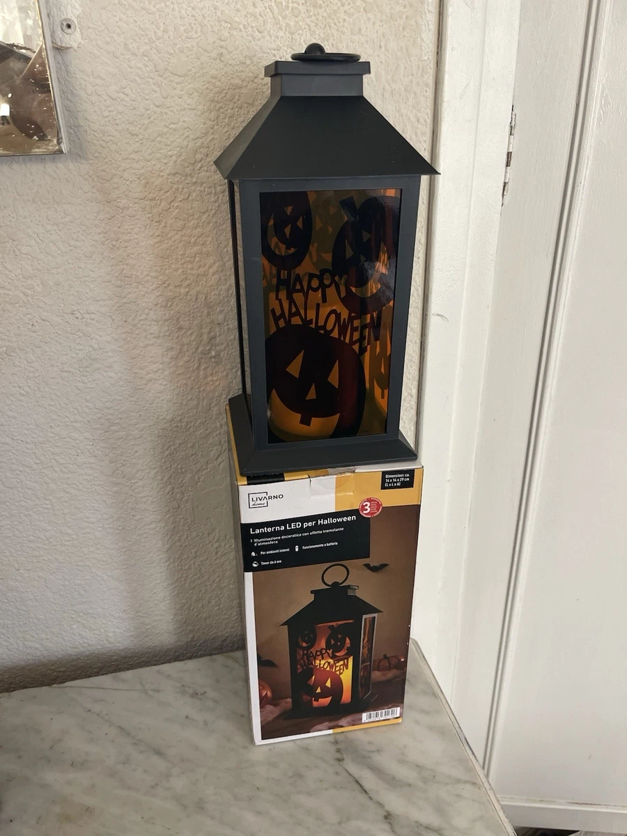 Lámpara de Halloween a Pilas – Decoración Terrorífica Vintage