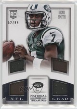 2013 National Treasures Rookie NFL Gear Materials Quad 52/99 Geno Smith #11 s5j