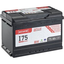 EFB Batterie 12V 75Ah 760A Autobatterie Starterbatterie Start Stop ersetzt 70Ah