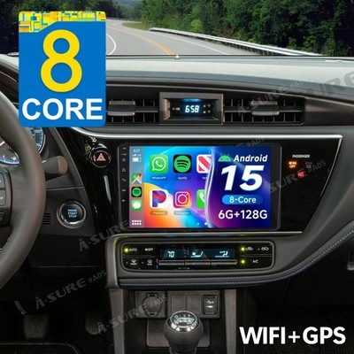 6+128G Car Stereo Radio GPS Navi For Toyota Corolla 2017-2018 Android 15 Carplay
