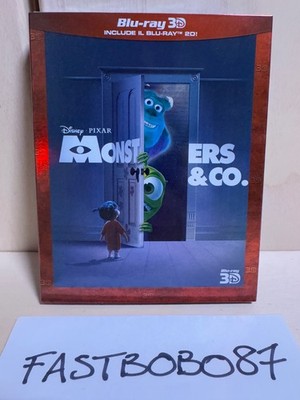Monsters & Co. 3D+2D | Blu-ray Slipcase Amaray | Italien | Neu und Versiegelt