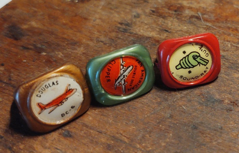 14 Kellogg's PEP CEREAL Premium Toy Rings Cowboy western Indian , Space Aviation