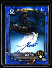 2025 Bowman Chrome Luis Pena Sapphire Auto #56/199