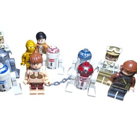 Lego Starwars Minifigures Lot Of 13 Princess Leia Slave Outfit 75020 C 3PO R2 D2