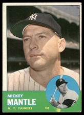 1963 Topps #200 Mickey Mantle
