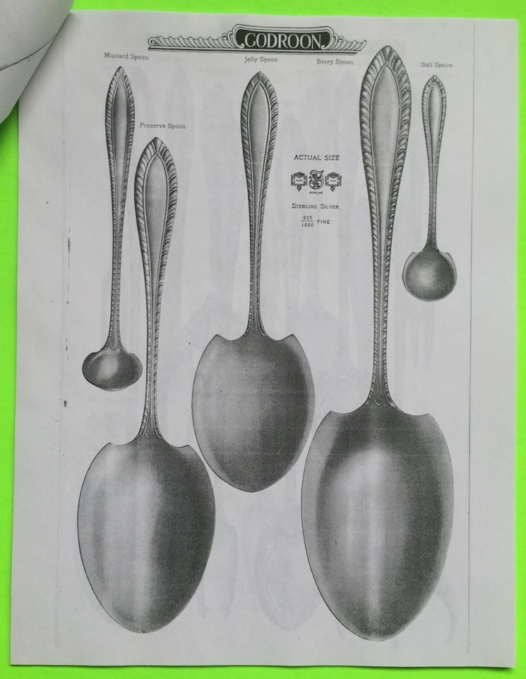 Fotocopia Catálogo Toalla Godroon Cubiertos Plata Esterlina 24 Páginas Guía Foto 3 de 4