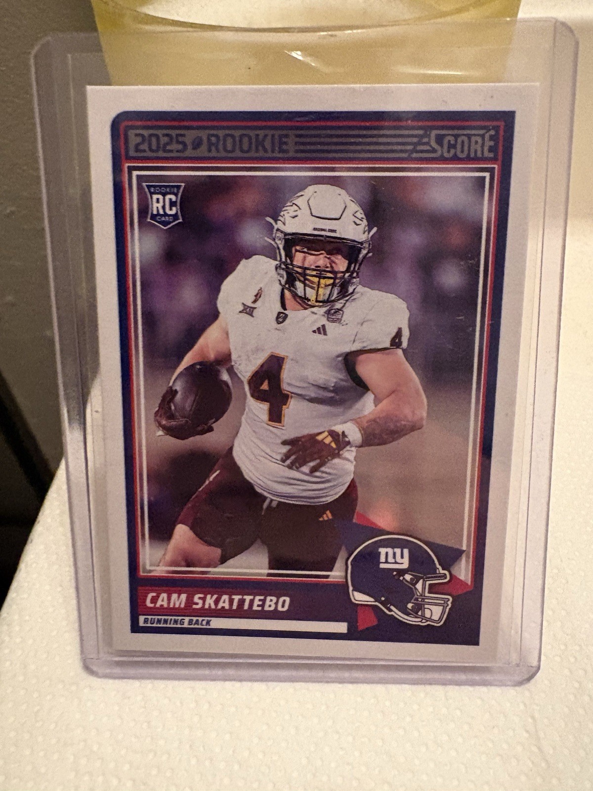 Panini 2025 Score Rookies Cam Skattebo Rookie Insert #1 New York Giants