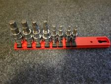 Powerbuilt 8pc Twist Hex Bit Socket Set SAE *NEW*