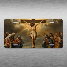 Jesus Christ Cross Religious Car Novelty License Plate Auto Tag Gift