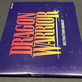 NES Dragon Warrior (Nintendo Entertainment System, 1988) ORIGINAL GAME MANUAL 