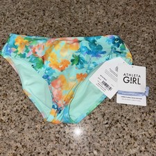 ATHLETA NWT Girl Swim Bottoms Floral Bikini Size XL 14 reg 29.00 4106