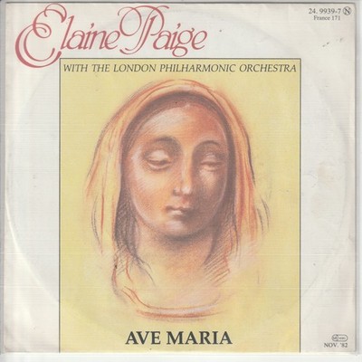 Elaine Paige   Ave Maria   Rocking   WEA 24.9939-7 -   1982   7 -Single