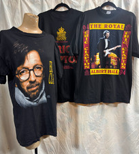 Eric Clapton 3 Vintage Concert T-Shirts Albert Hall  XL 1990s #4