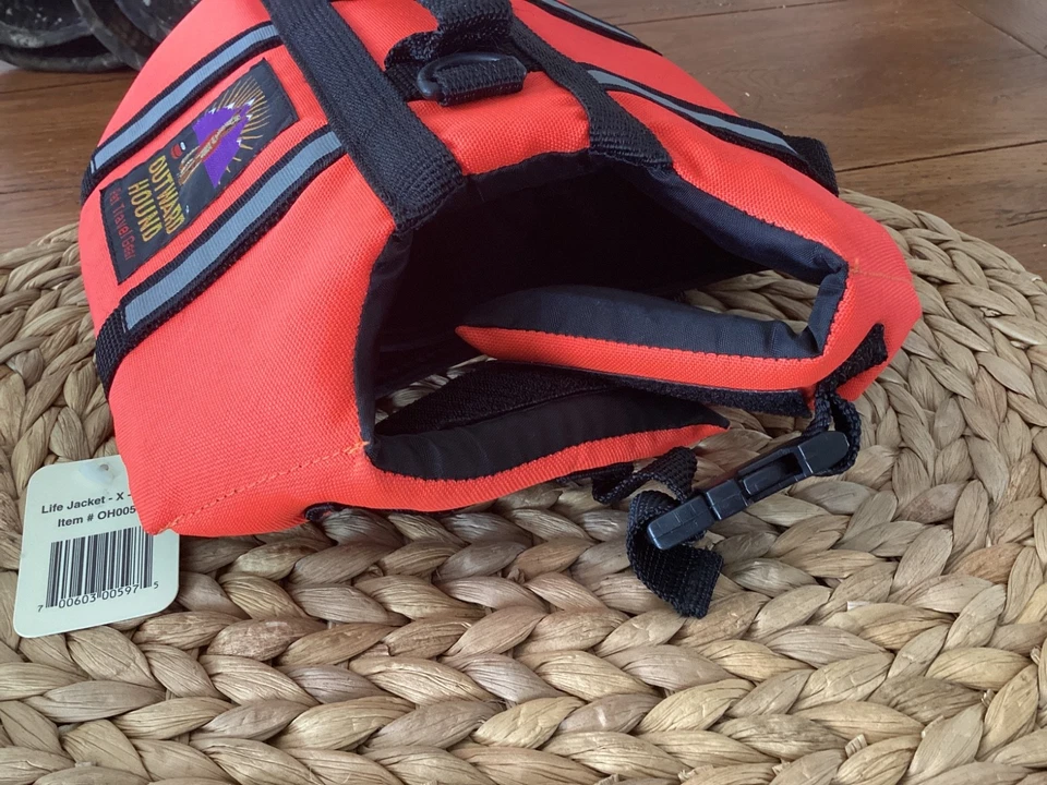 Outward Hound 狗救生衣 宠物装备 适用于非常小型的狗 橙色 尺寸 X-小号 — 第 4/4 张图片