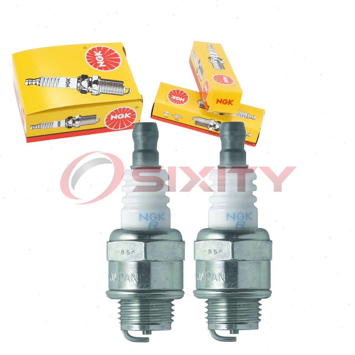 2 pc NGK 4004 BMR4A SOLID Standard Spark Plugs for Ignition Wire Secondary  at