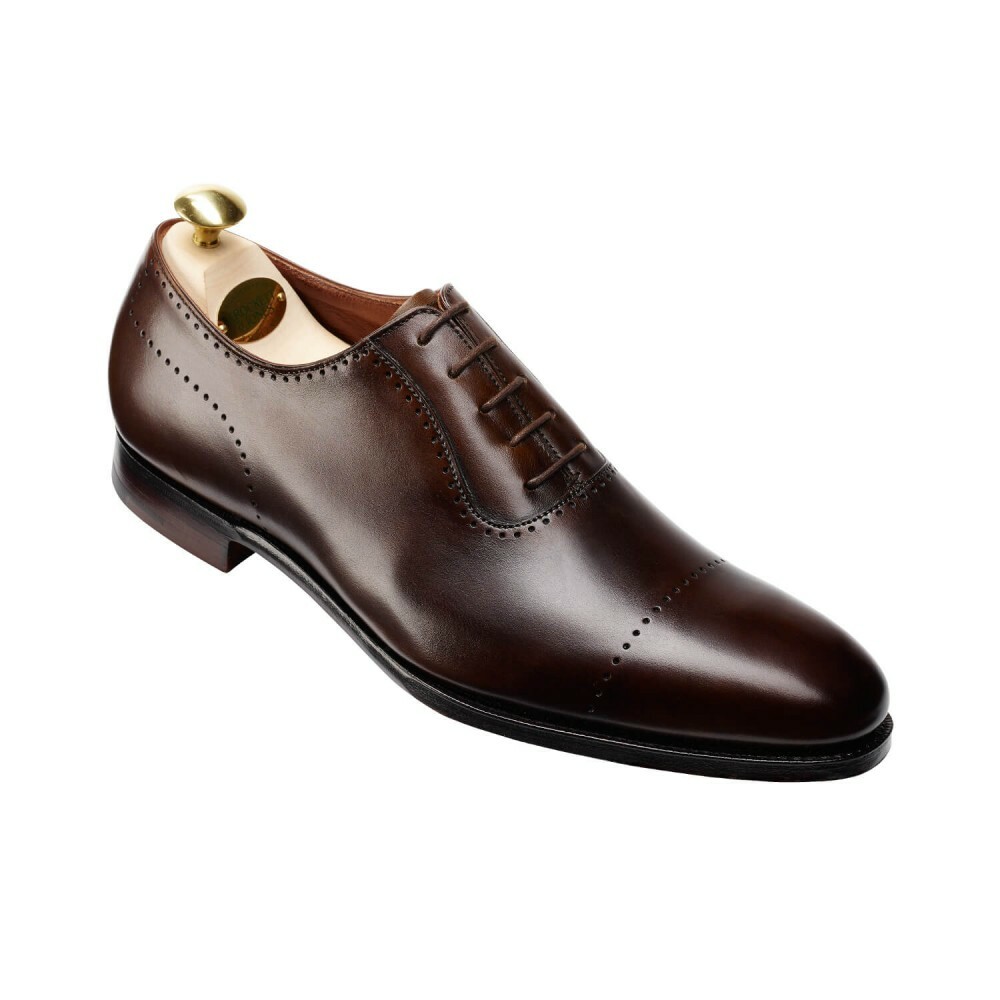 NEW CROCKETT & JONES 11 US Courtenay Dark Brown Antique Calf