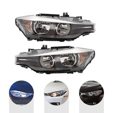 Headlight Rightleft Side For Bmw 320i 328i Sedan Halogen Headlamp 2012-2015