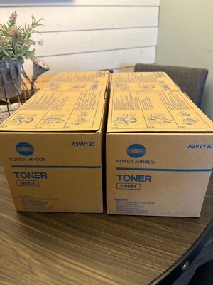 TWO Konica Minolta A3VV130 (TN014) Black Toner Cartridges