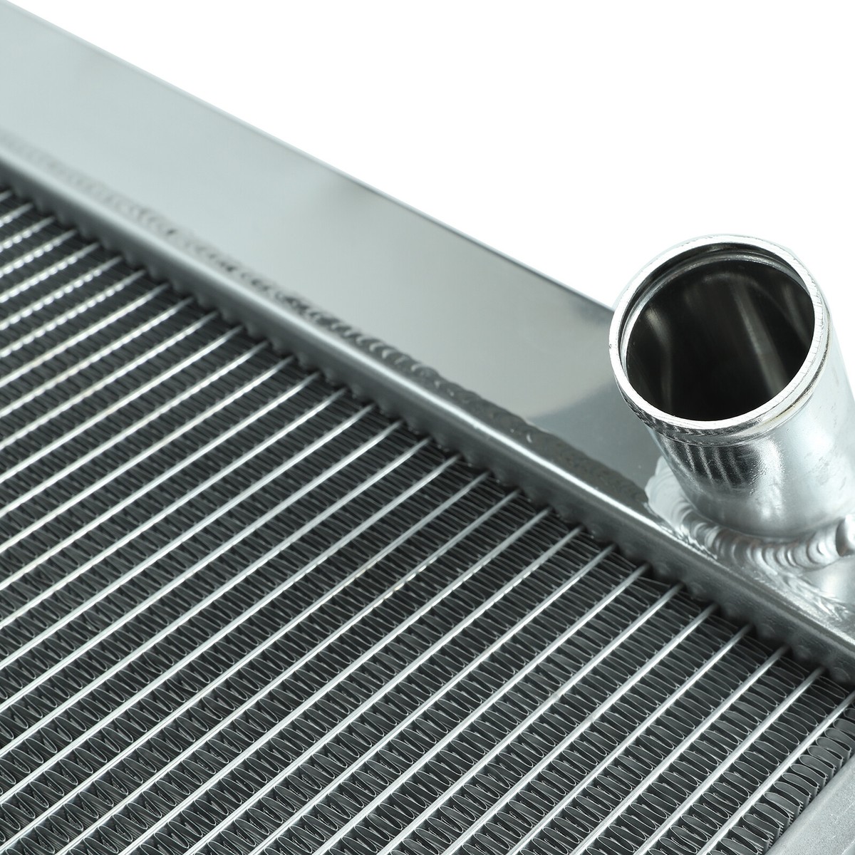 Universal High Performance Aluminum Racing Radiator For Chevy/GM SBC & BBC - 28x19 Inches, 2-Row Crossflow