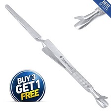 Silver Tit ACRYLIC NAIL PINCHER Multi function Magic Wand Cuticle Pusher Tweezer