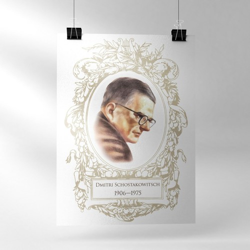 6 Russian Komponist Poster Plakat Art Musik Print Set DIN A3 - Bild 5 von 8