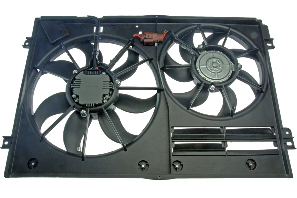 Conjunto de ventilador de refrigeración del motor Volkswagen R32 2008 URO Foto 3 de 4