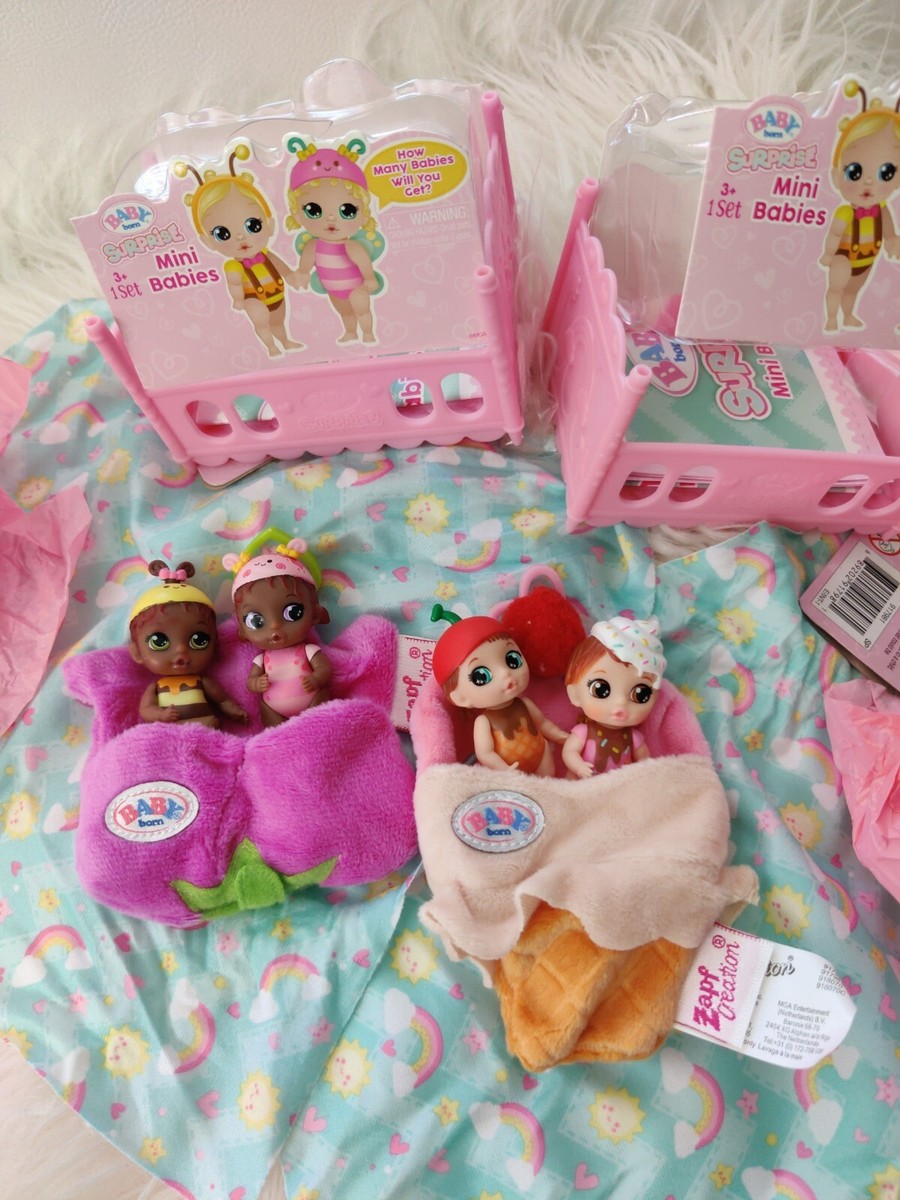 BABY born Surprise Tierbabies - Figurines pour enfants - pour les Petits Mains, Jeu Créatif Suscite l'Empathie et les Aptitudes Sociales, 3 ans et + - avec des Vêtements, une Bouteille et BABY born Surprise Tierbabies - Figurines pour enfants - pour les Petits Mains, Jeu Créatif Suscite l'Empathie et les Aptitudes Sociales, 3 ans et + - avec des Vêtements, une Bouteille et