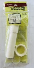 PLUMB PAK PP20552 PVC 1 1/4 “ X 6" SINK DRAIN SLIP JOINT EXTENSION TUBE PP20944