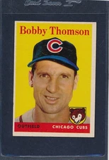 1958 Topps #430 Bobby Thomson Cubs EX 58T430-82515-4