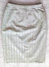 PENDLETON sz 6P 100 Virgin Wool Black/White Checked Skirt ws-s13 hs-s19 w-h36